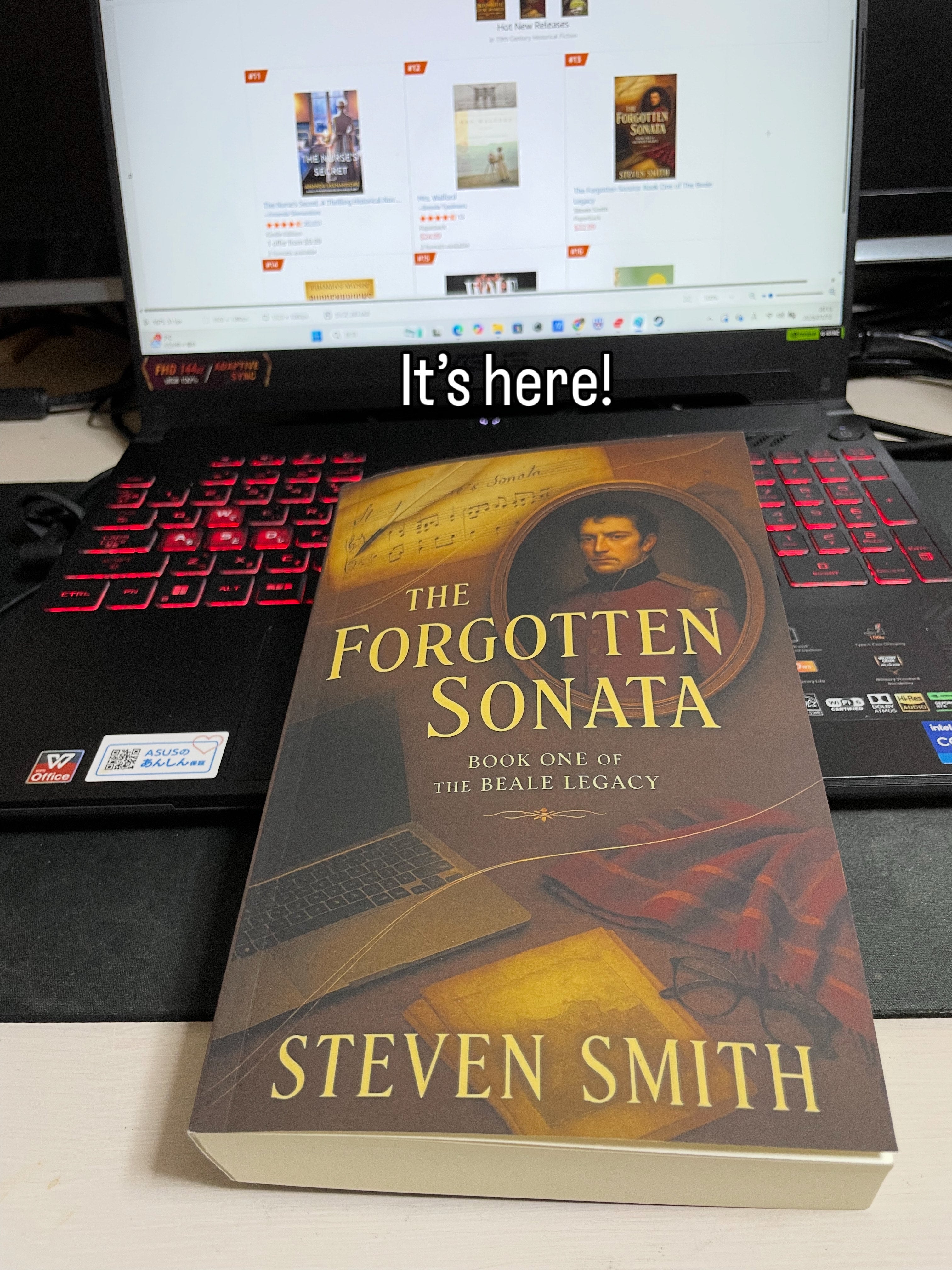 The Forgotten Sonata (Signed paperback copy)